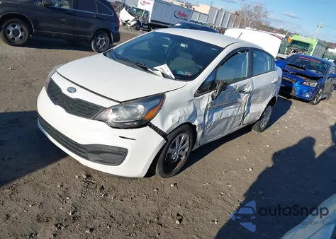 2014 Kia Rio Lx z USA, uszkodzony, nr VIN KNADM4A38E6355361